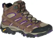 Merrell Women's Moab 2 Vent Mid Hiking Boot, Bracken/Purple, 11 M US