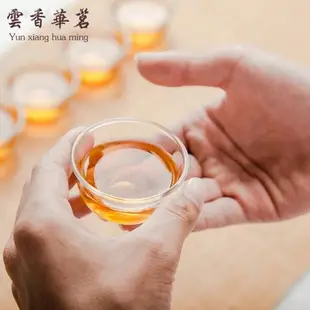 玻璃杯 創意飄逸品茗杯 辦公茶水杯 透明小杯子 花草泡茶茶杯特價