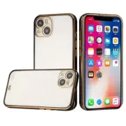 GSA Phantom Raise Chrome Bumper Case for iPhone 13 - Clear/Black