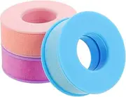minkissy Rolls of Eyelash Tapes Grafting Tool False Eyelash Adhesive Fabric Tape for Extension Supplies in Purple Blue Pink