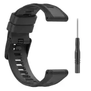 22.4mm Rubber Watch Strap Band For Garmin Forerunner 955 945 935 Descent G1 a