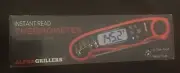 Alpha Grillers Instant Read Meat Thermometer Digital LCD Cooking BBQ Food