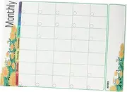 OFFSCH Magnetic Whiteboard Calendar for Refrigerator Dry Erase Planner for Daily and Monthly Scheduling Memo Reminders for Family Organization and Task Management