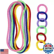 Sensory Chew Toys for Autistic Children, 12 Pack Stretch Chewing Necklaces Br