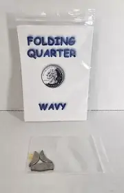 Folding Quarter Wavy Daytona Magic Magic Trick NOS