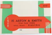 .RARE ART DECO c1940s SAMUEL JONES & Co UNUSED LARGE LITHOGRAPH COMPANY LABEL #6