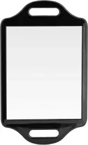 MIRRORVANA X-Large Barber Hand Held Mirror with Double Comfy Handles - Big & ...