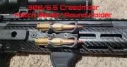Pack of 2 .308/6.5 Creedmoor Caliber Spare Rounds Holder Quiver MLOK