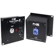 ProX X-PWC2E BOX PowerCON compatible to 2X Edison Power Outlet Box 20A In/Out