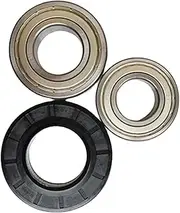 Compatible for Samsung，Drum Washing Machine D35 Bearing 6205RZ 6206RZ Water Seal D25 6203RZ 6204RZ D30 6204 6205 Washer Parts(D25 6203RZ 6204RZ)