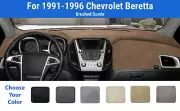 Dashboard Dash Mat Cover for 1991-1996 Chevrolet Beretta (Brushed Suede) (for: Chevrolet)