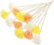 12pcs Flowers Diffusers Reed Diffuser Sticks Diffuser Oil Refill Rattan Diffuser Reeds Reed Diffuser for Bathroom Lifelines Pen Diffuser Flower Diffuser Sticks