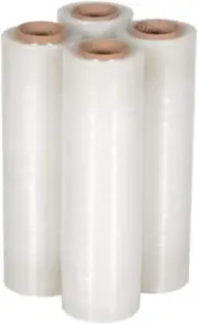 Clear Stretch Film 500mm x 400m Pallet Shrink Wrap Hand Roll for Boxes/Carton...