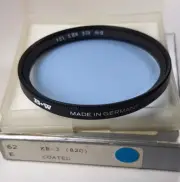 B+W 62mm 82C KB 3 Blue Color Conversion Glass Lens Filter 62-ES New Old Stock