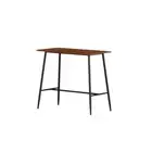 Bar Table Industrial Dining Desk High Wood Kitchen Shelf Wooden Cafe