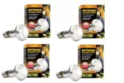 Pack of 4 Exo Terra Sun-Glo Basking Infrared Spot Lamp, 75-Watt/120-Volt