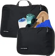 Acteon Compression Packing Cube - Ultra Compact Water Resistant Durable Silicone Construction Separate Clean/Dirty Compartments- Abyss