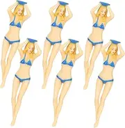 Outanaya 6pcs Golf Ladies Accessories Accessories for Bikini for Woman Bikini Girl Girl Lady Tees Bikini Decorate Blue Plastic