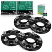 4x 5x4.5" to 5x114.3mm Wheel Spacer M12x1.25 Studs 66.1mm 15mm for Nissan 240SX (for: Nissan)