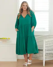 Jackson Dress - Emerald, 8 / Emerald