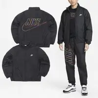 在飛比找森森購物網優惠-Nike 外套 Club+ 黑 立領 男款 防風 防潑水 教