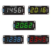 0 56 Inch TM1637 RGB 4 Digit LED Clock Tube Display for Arduino Yellow