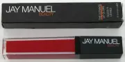 Jay Manuel Beauty Ultimate Lip Gloss Makeup Deep Red Lipstick .32 oz Shameless
