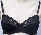 SEXY 10B LACY BLACK BRA UNDERWIRE 32B COMFORTABLE CUTE BNWT