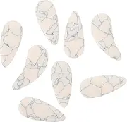 Yardwe 8pcs Guzheng Nails Practice Zither Fake Nails Finger Picks Wearable Instrument Nails Pipa Nails Fingertip Protection Covers Finger Nail Protectors Pipa Accessories White Abs