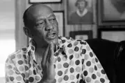 American athlete Jesse Owens at his home in Arizona USA circa Sept- Old Photo 2