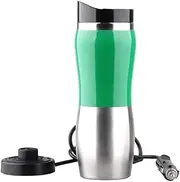 TOTMOX Electric Vehicle Cup Electric Vehicle Travel Portable Thermos Flask Green