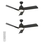 warmiplanet 52 Inch Indoor Ceiling Fans with Lights, 6 Speeds Slient Reversib...
