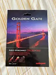 AudioQuest Golden Gate 2m (16' 5") 5mm Male to Female Analog Audio Cable
