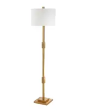 JONATHAN Y 61.5in Windsor Gold Leaf Floor Lamp