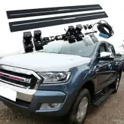 2PCS Electric Side Step Running Boards Bars Fits For Ford Ranger P375 2019-2023