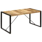 Dining Table 160x80x75 cm Solid Mango Wood vidaXL