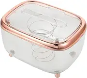 Generic Box Tissue Box Desktop Tissue Holder Retro Napkin Holder Rose Gold Plastic