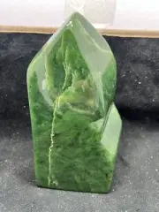 1650 grams Green Nephrite Jade freeform tumble healing crystals tower Pakistan