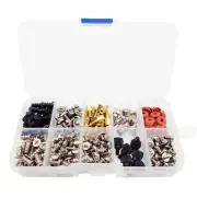 300 Pcs Computer Metal Screws Standoffs Kit For Hard Drive Computer Case Power B