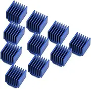 10pcs Aluminum Stepper Motor Driver Heatsink Cooling Fin with Back Glue Suitable: for 3D Printer TMC2100 / Stepper Motor Driver