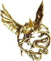 [Rubie's] Rubies Adult Hunger Games: Ballad of Songbirds and Snakes Metal Pin for Themed Parties and Halloween, One Size, One Size, Metal, no gemstone