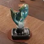 Backflow Incense Burner Ceramic Waterfall Incense Holder Desk Figurine Room