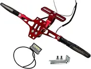 License Plate Holder Light Kit | LED Turn Light License Plate Mounting Bracket,Taillight Waterproof Replacement Parts, Tool Set for Most Motorbikes