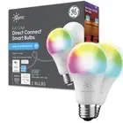 GE Cync Full Color Direct Connect Smart Bulbs, 2 Bulbs, LED, A19 NEW