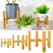 Durable Free Standing Wooden Plant Stand Shelf for Indoors and Outdoors For