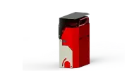 VONNIES 20L FRONT FOLDING WATER FUEL JERRY CAN HOLDER MOUNT P/COATED GREY & RED