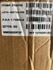 50 PACK Nylon Monofilament Mesh Bag, Size 2, 600 Micron F Flange, Sewn NMO600P2F