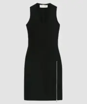 1017 ALYX 9SM Designer Midi Little Black Dress - Size UK10/12 US6/8 (L) RRP $920