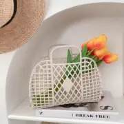 Detachable Shower Basket Plastic Bath Basket Bathroom Hollow Wash Storage Bas:PW