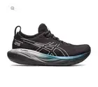 Size 9M ASICS Gel Nimbus 25 Platinum Black Pure Silver 1011B616 001 new w/ box